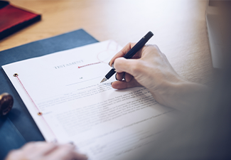 The document is signed by a female lawyer