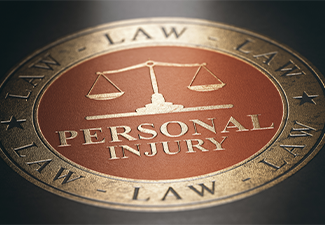 Personal injury lawyer symbol