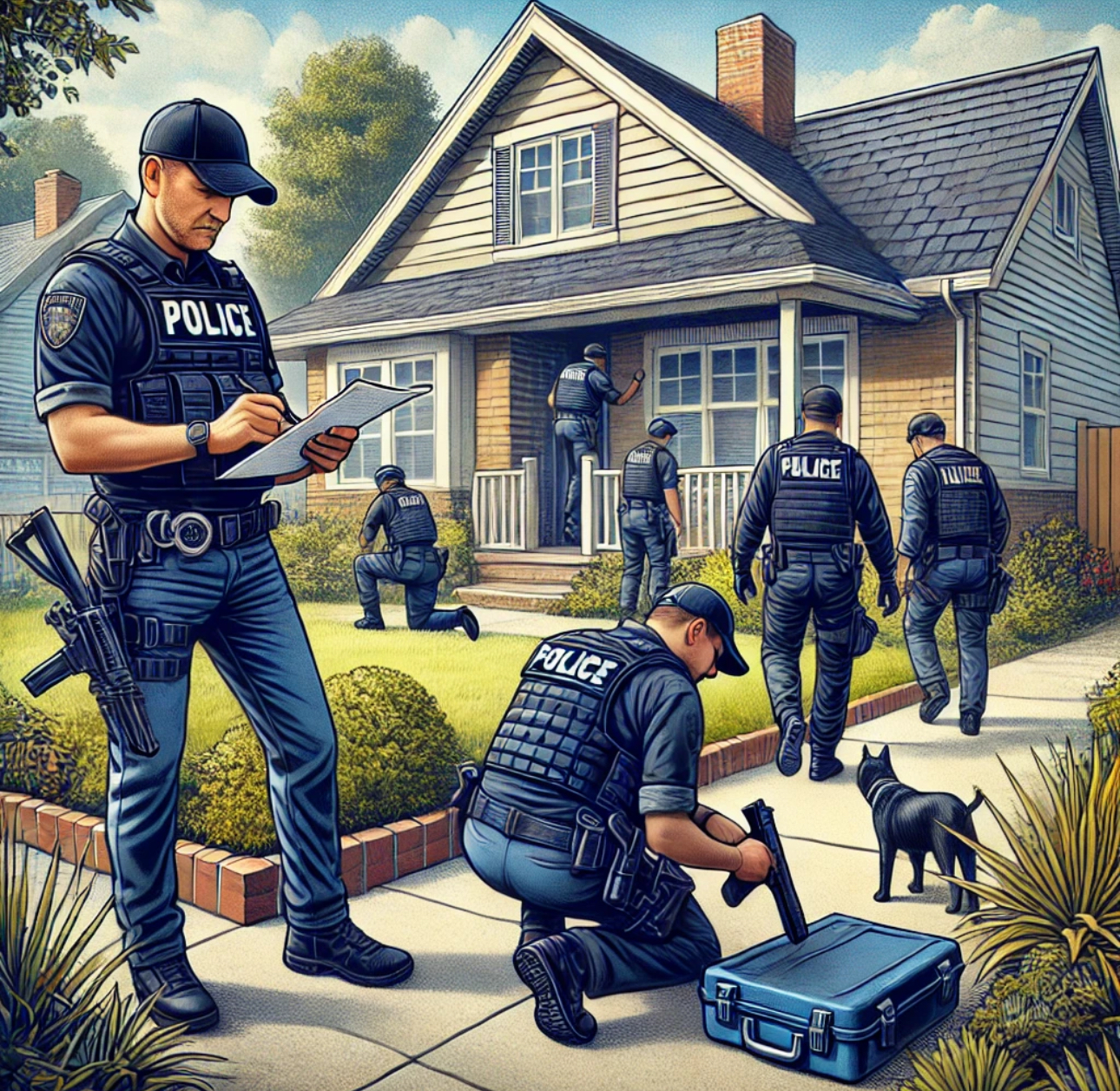 Police search warrant