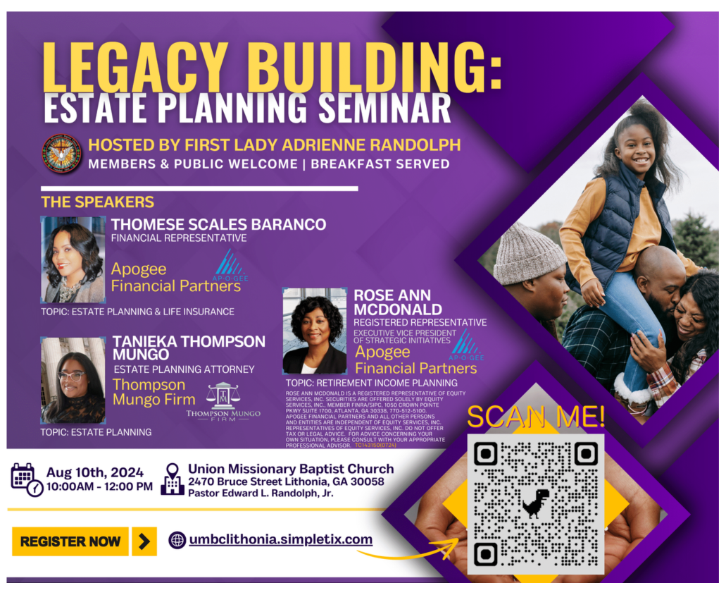 estate planning, seminar