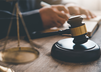 Judge, Gavel and Scale of Justice