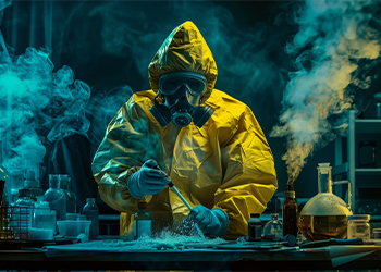 Chemist manufactures drugs in basement illegally