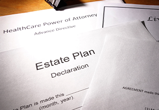 Estate planning documents - Living Trust, Living Will