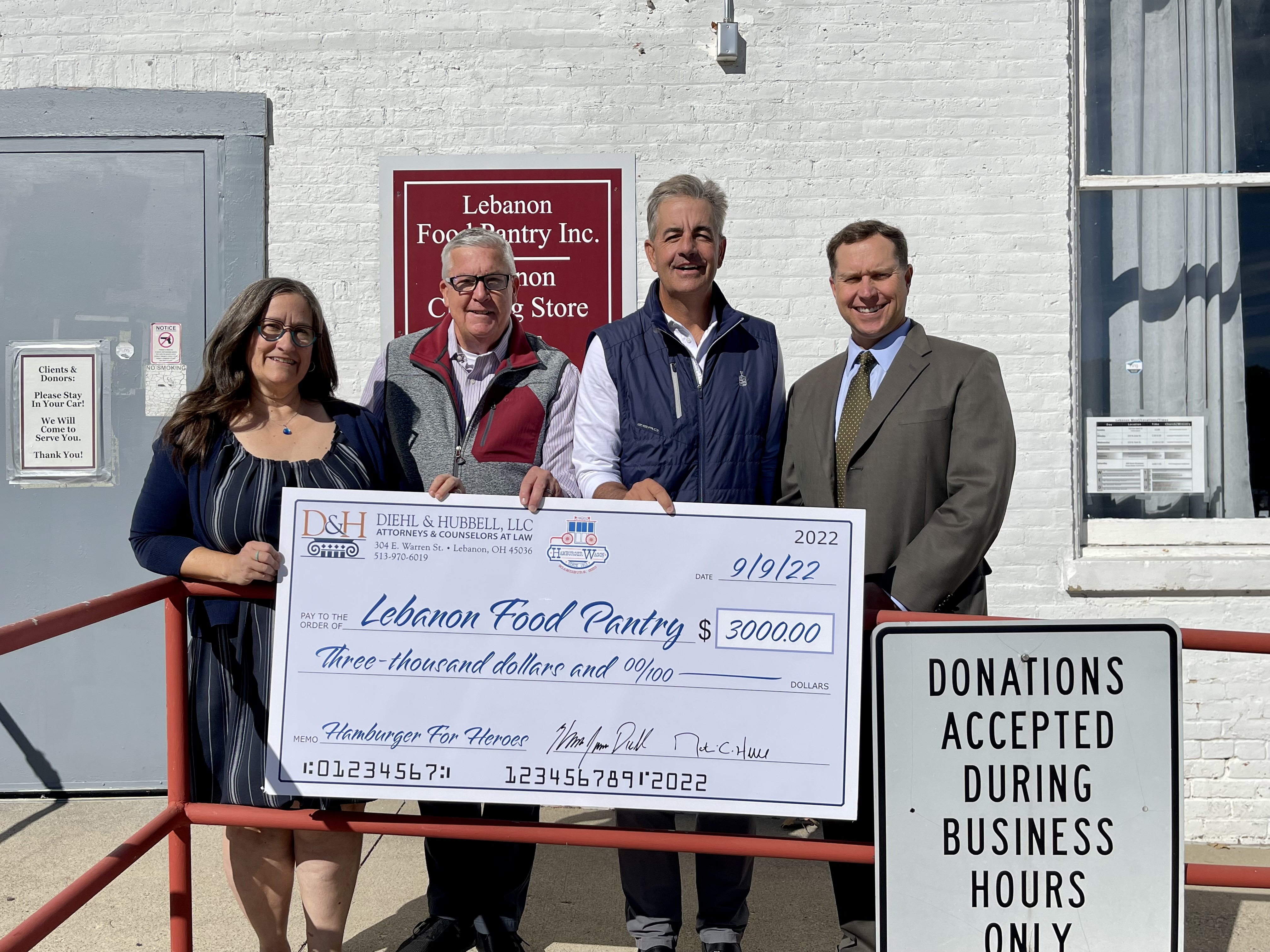 Check for Lebanon Food Pantry