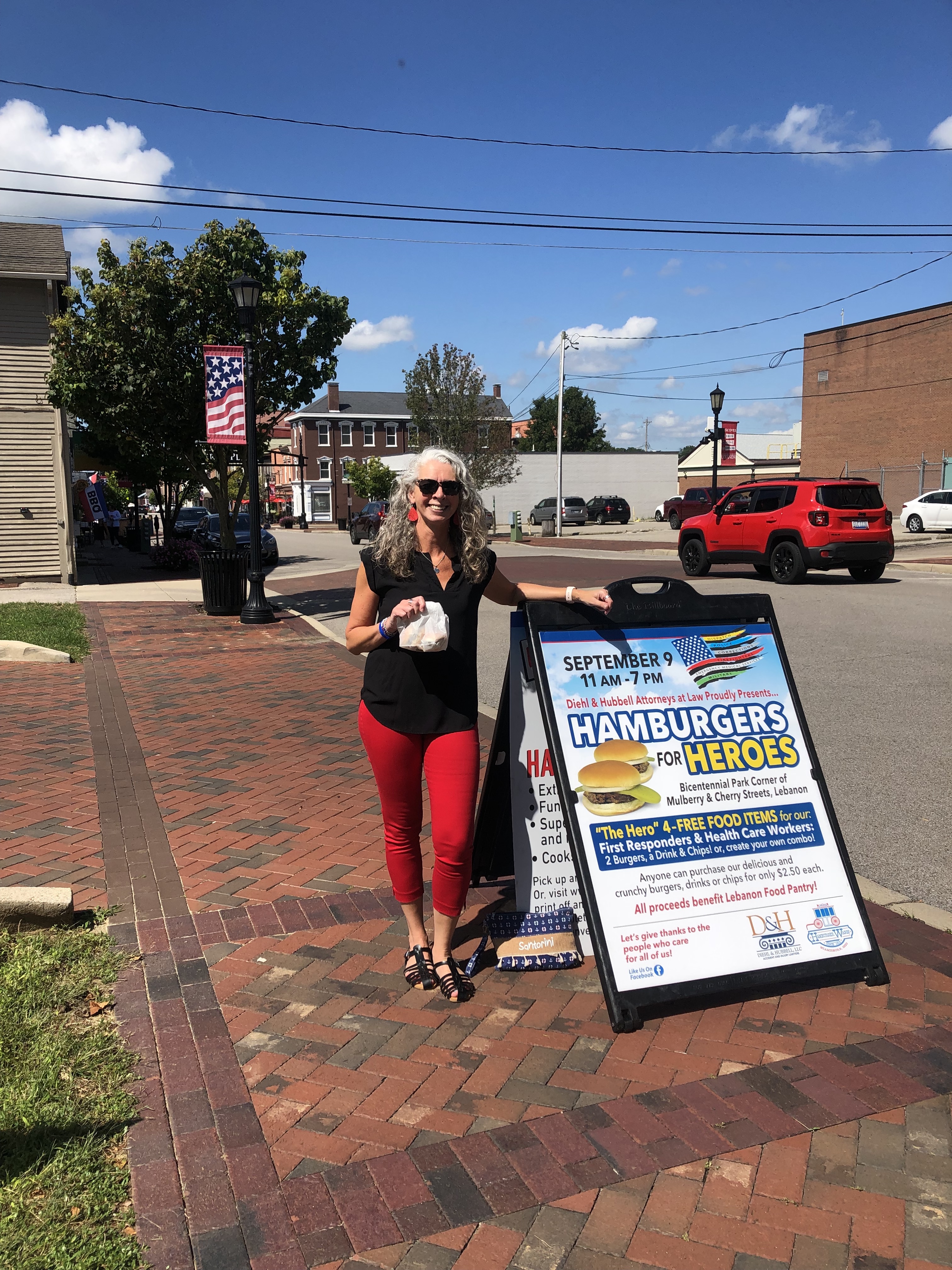 Hamburgers for heros event photo
