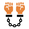 Hands in handcuffs