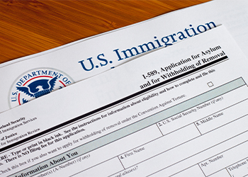 Application for asylum