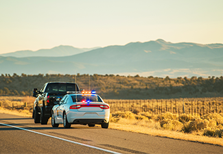 Utah Highway Police Patrol Traffic Stop