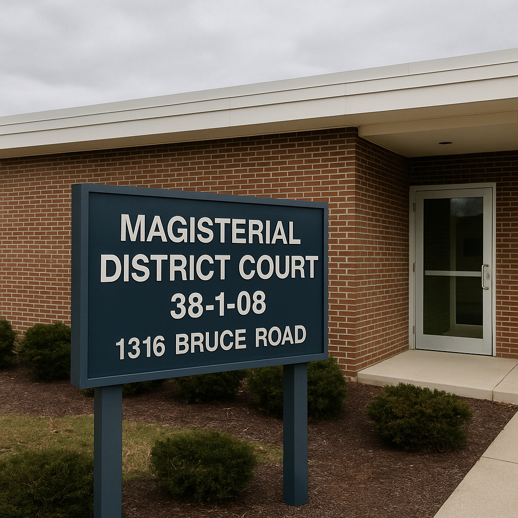 Magisterial District Court 38‑1‑08