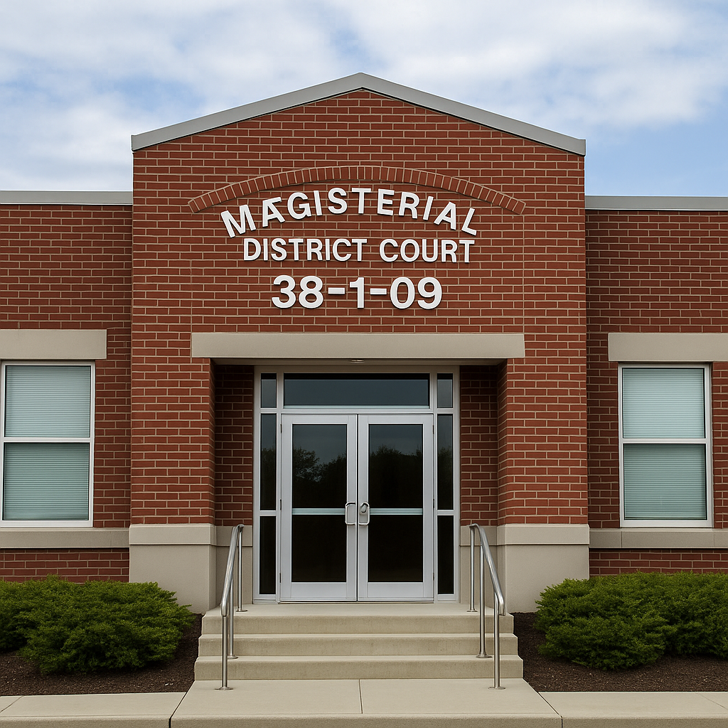 Magisterial District Court 38‑1‑09