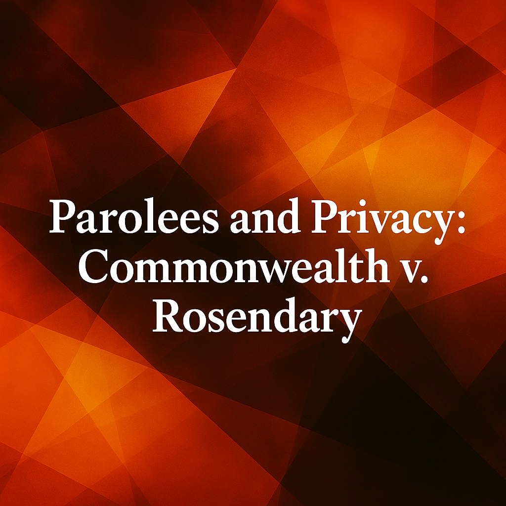 Commonwealth v. Rosendary