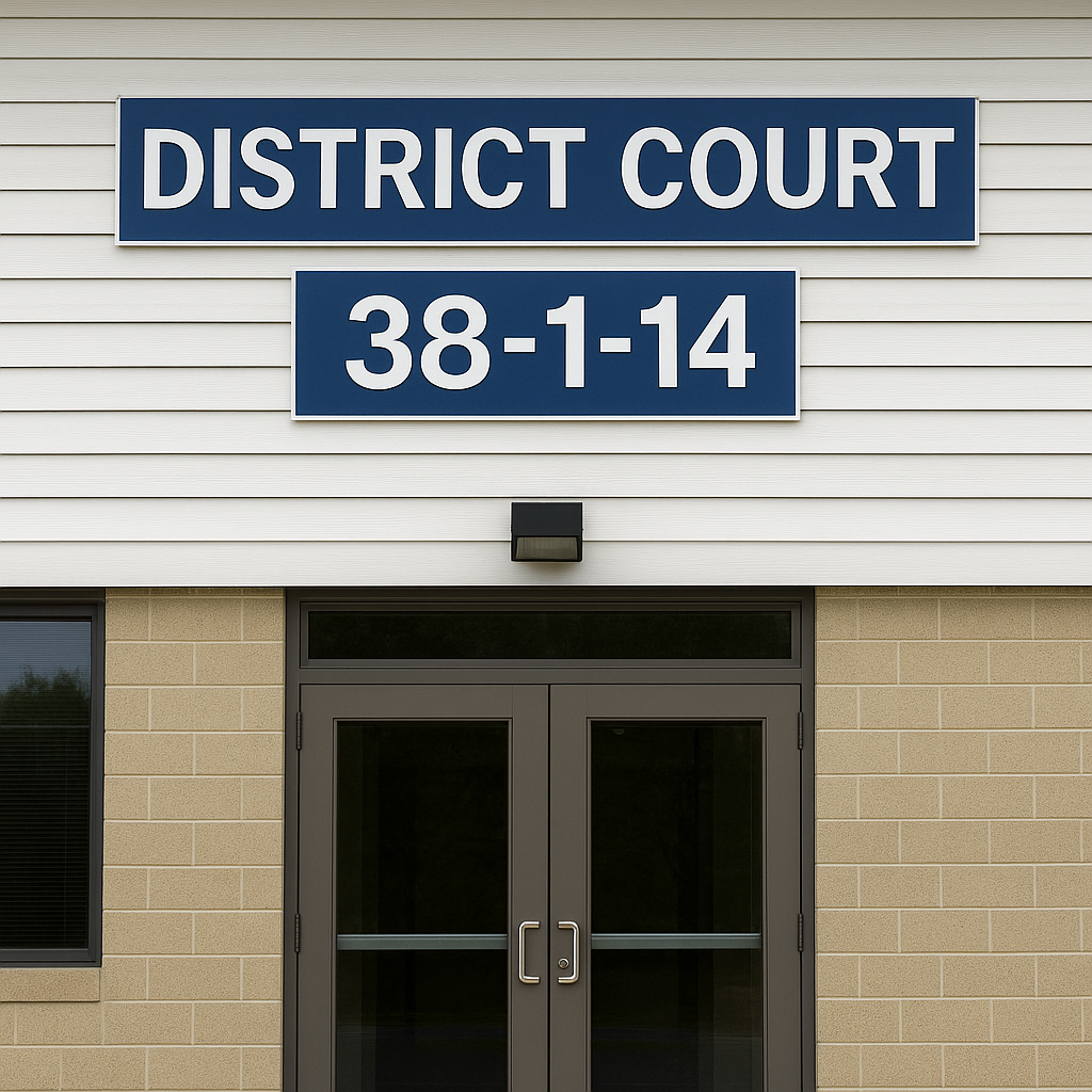 District Court 38‑1‑14