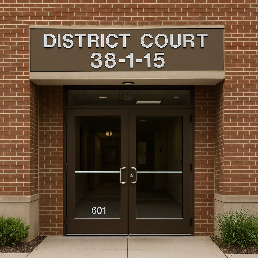 District Court 38‑1‑15