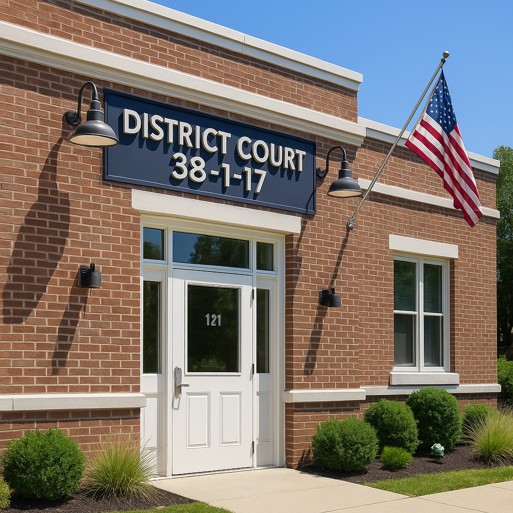 Magisterial District Court 38-1-17