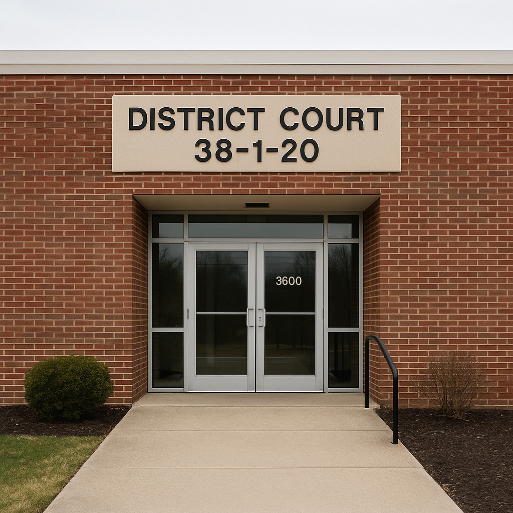Magisterial District Court 38‑1‑20