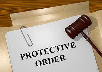 Protective Order file with gavel