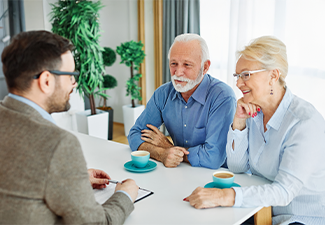 Couple contract advice retirement consultation house finance