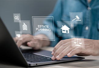 Estate Planning concept. Planning for the transfer of assets and Inheritance tax