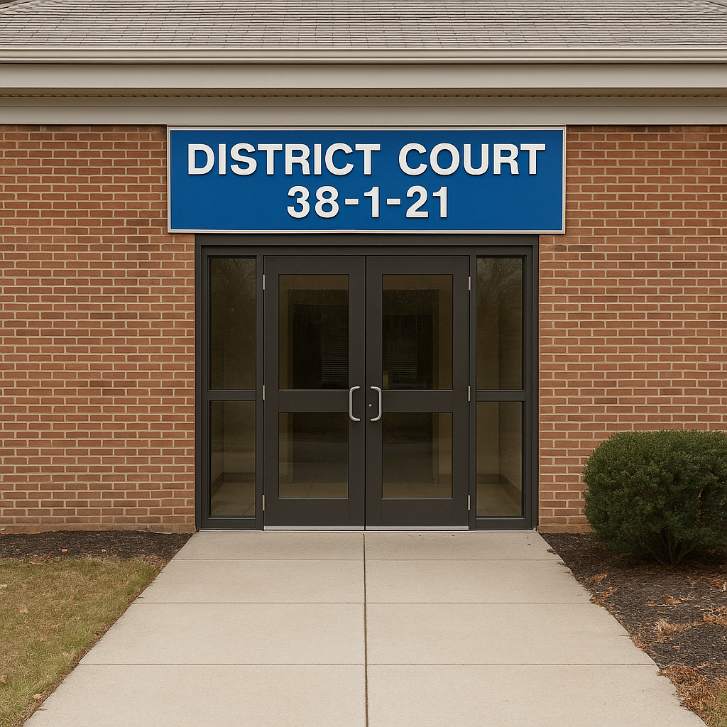 Magisterial District Court 38-1-21