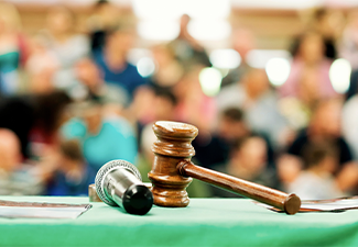 Auction bid sale judgment mallet