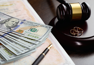 Legal Separation and Alimony Concept