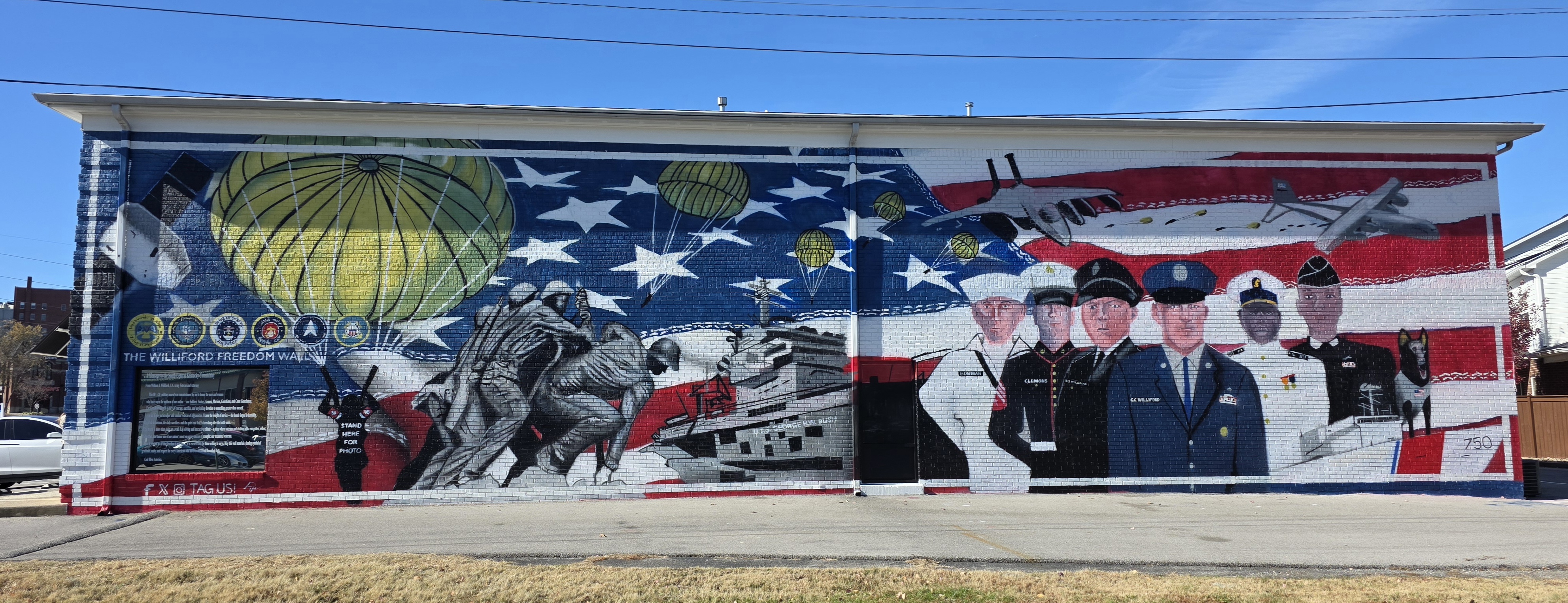 The Will Williford Freedom Wall, Bowling Green, Kentucky