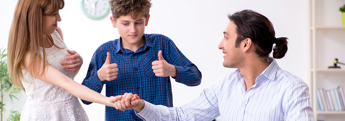 Divorcing parents and child agree on custody decision