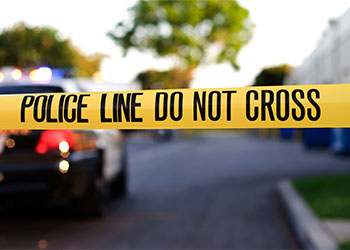 Police Line at a crime scene