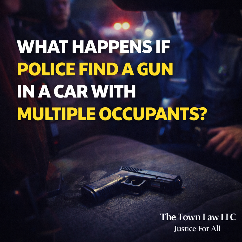 What happens if police find a gun