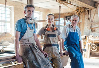 Carpenter family business with generations in the workshop