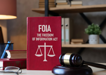 FOIA Law book and Gavel