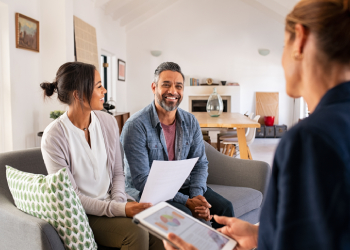 Couples consulting attorney for estate planning