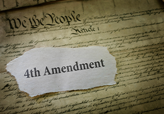 Fourth Amendment Written on Paper