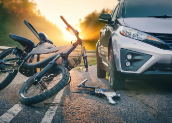 E-Bike crash with car