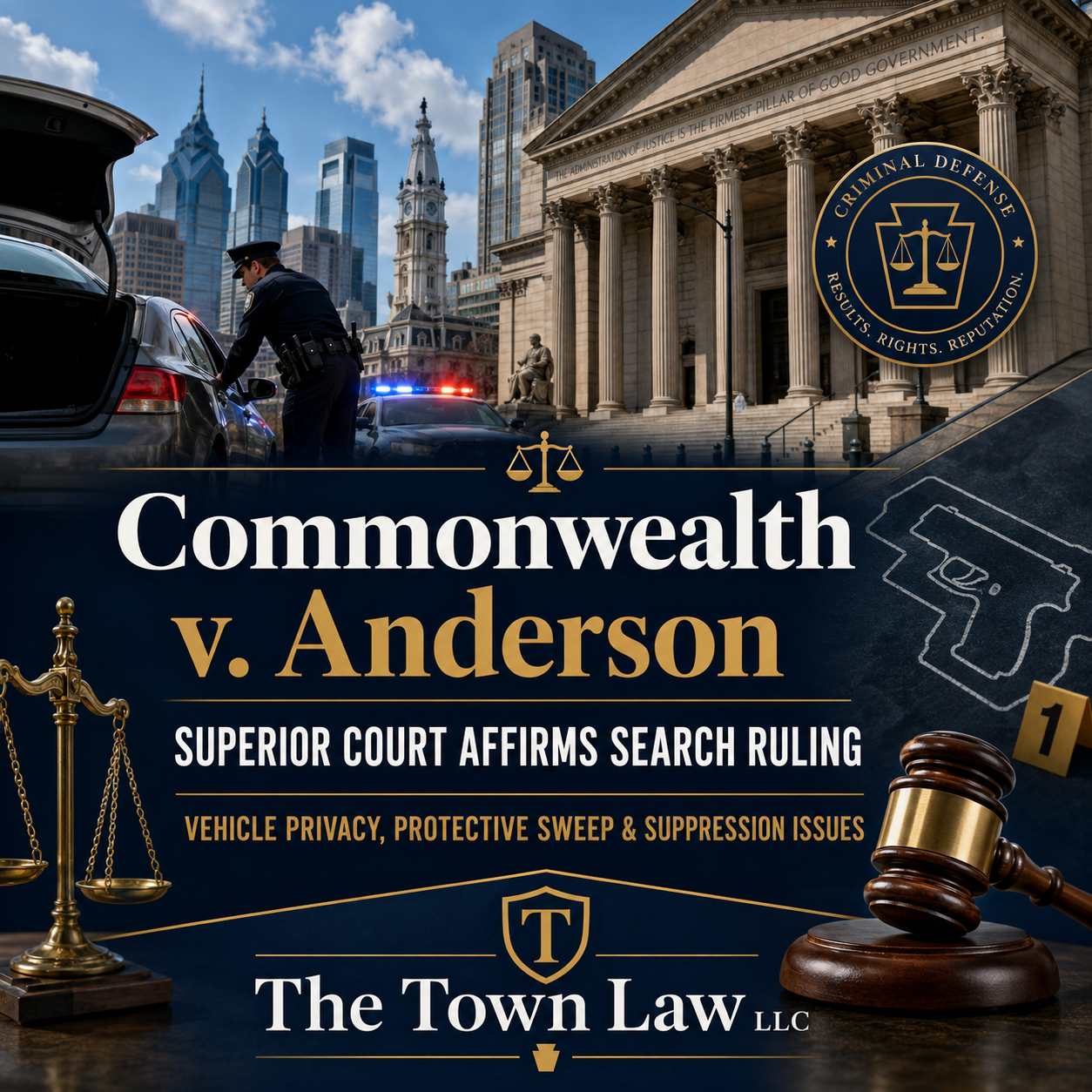What Commonwealth v. Anderson Means for Firearm Suppression Cases