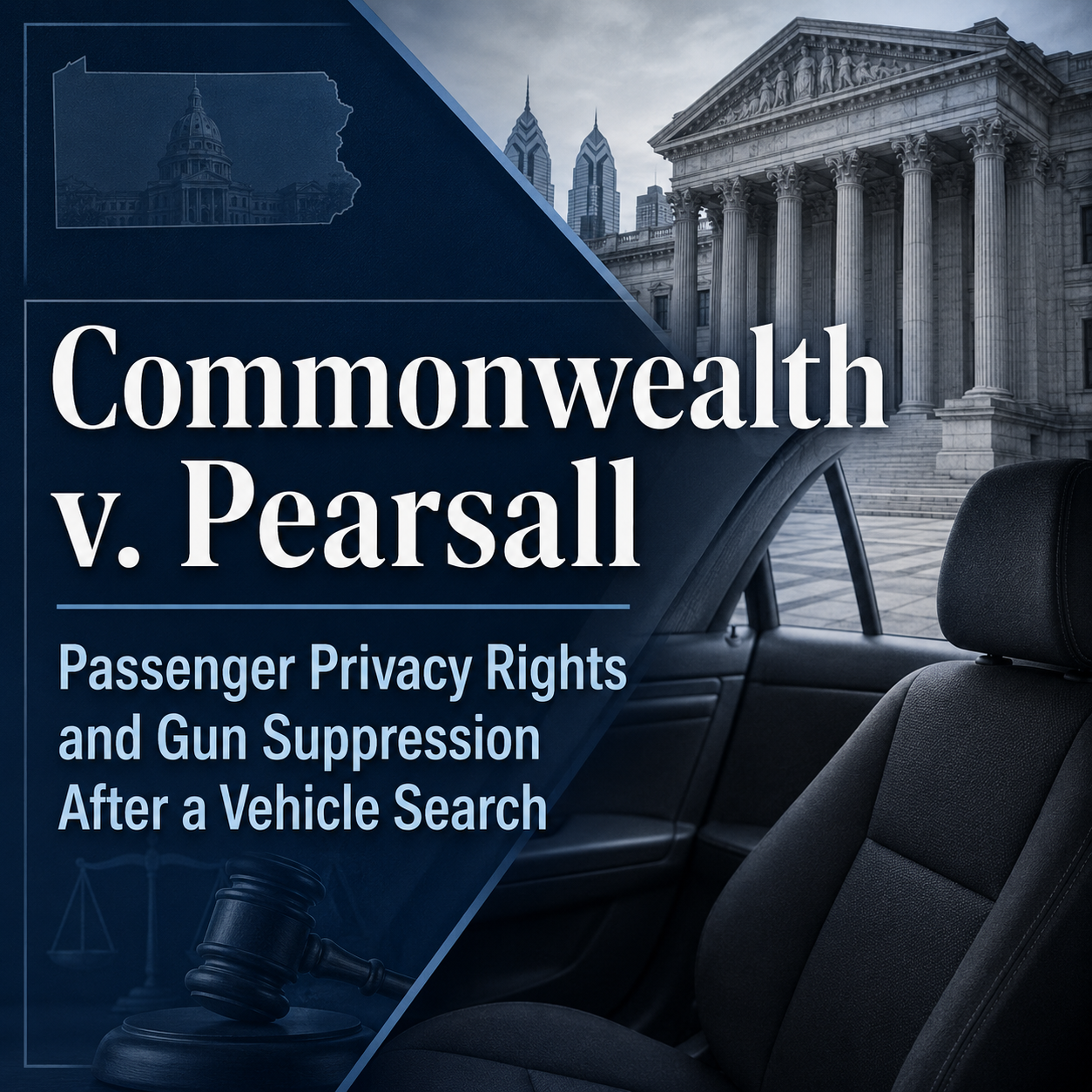 Commonwealth v. Pearsall Passenger Privacy Rights and Gun Suppression After a Vehicle Search