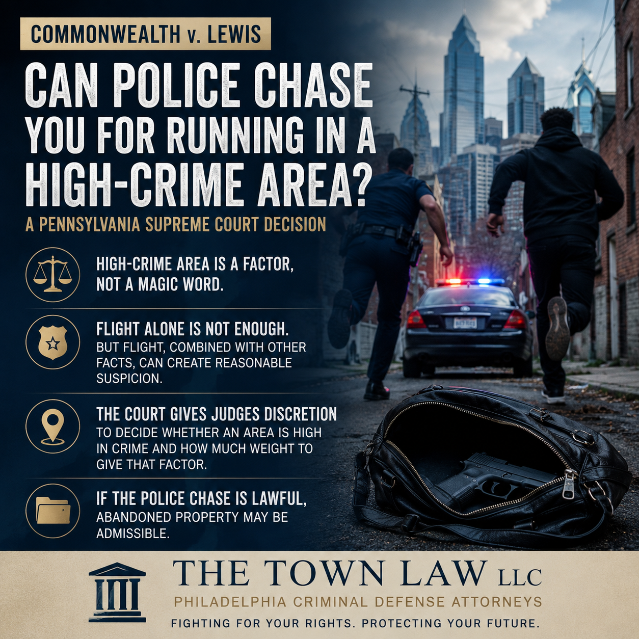 Can Police Chase You for Running in a High-Crime Area in Pennsylvania?