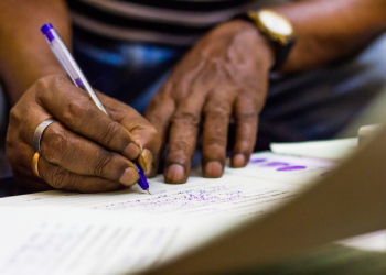 Man preparing Last Will