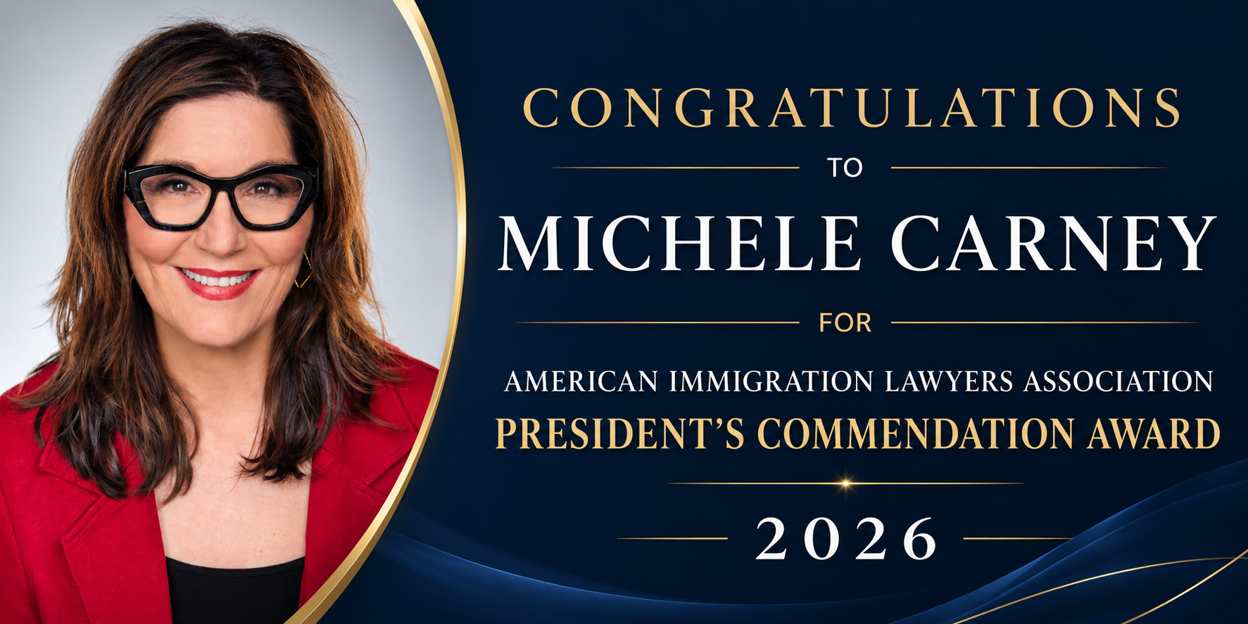 AILA President's Commendation Award American Immigration Lawyers Association Award