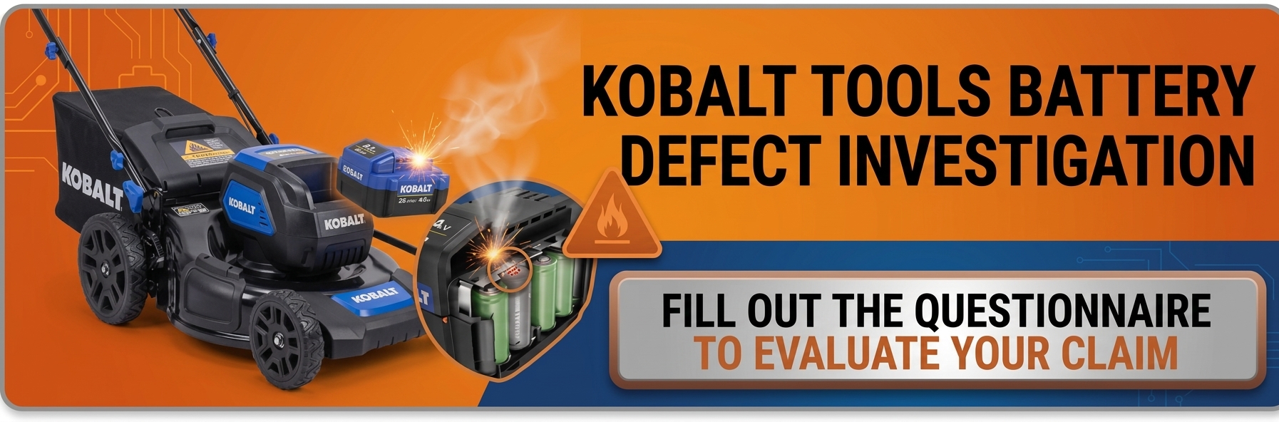 Kobalt Tools Battery Defect Questionnaire