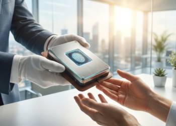 Handing over of secure digital device, digital asset inheritance concept