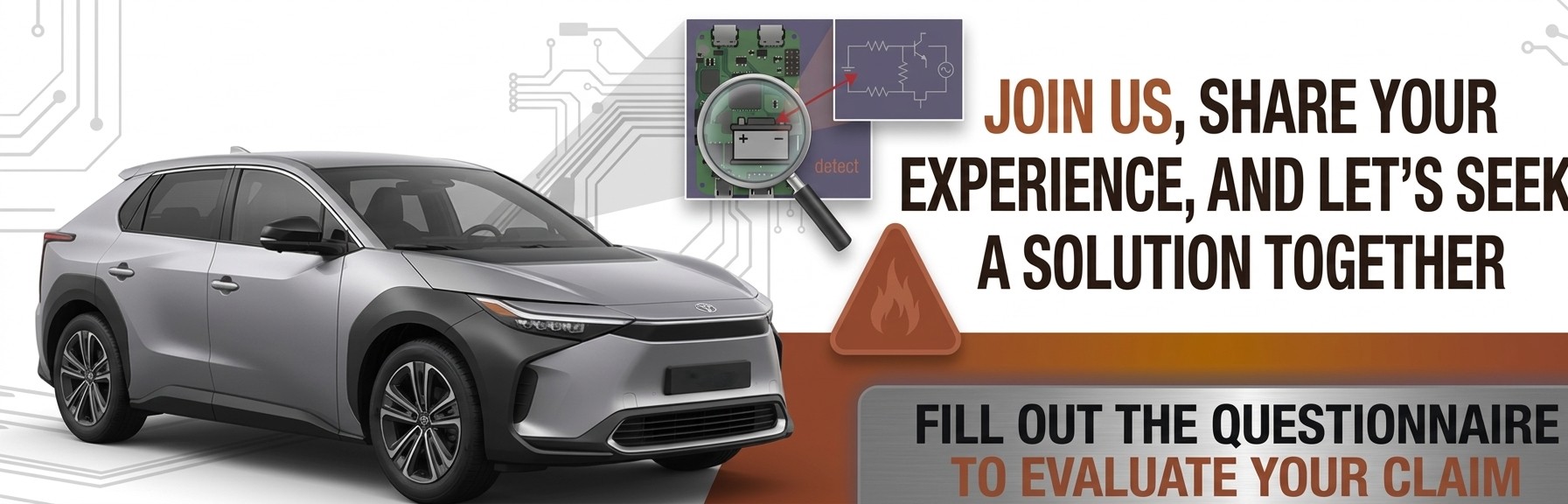 Toyota bZ 12V Battery Defect Questionnaire