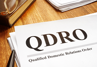 Qualified domestic relations order QDRO documents and pen