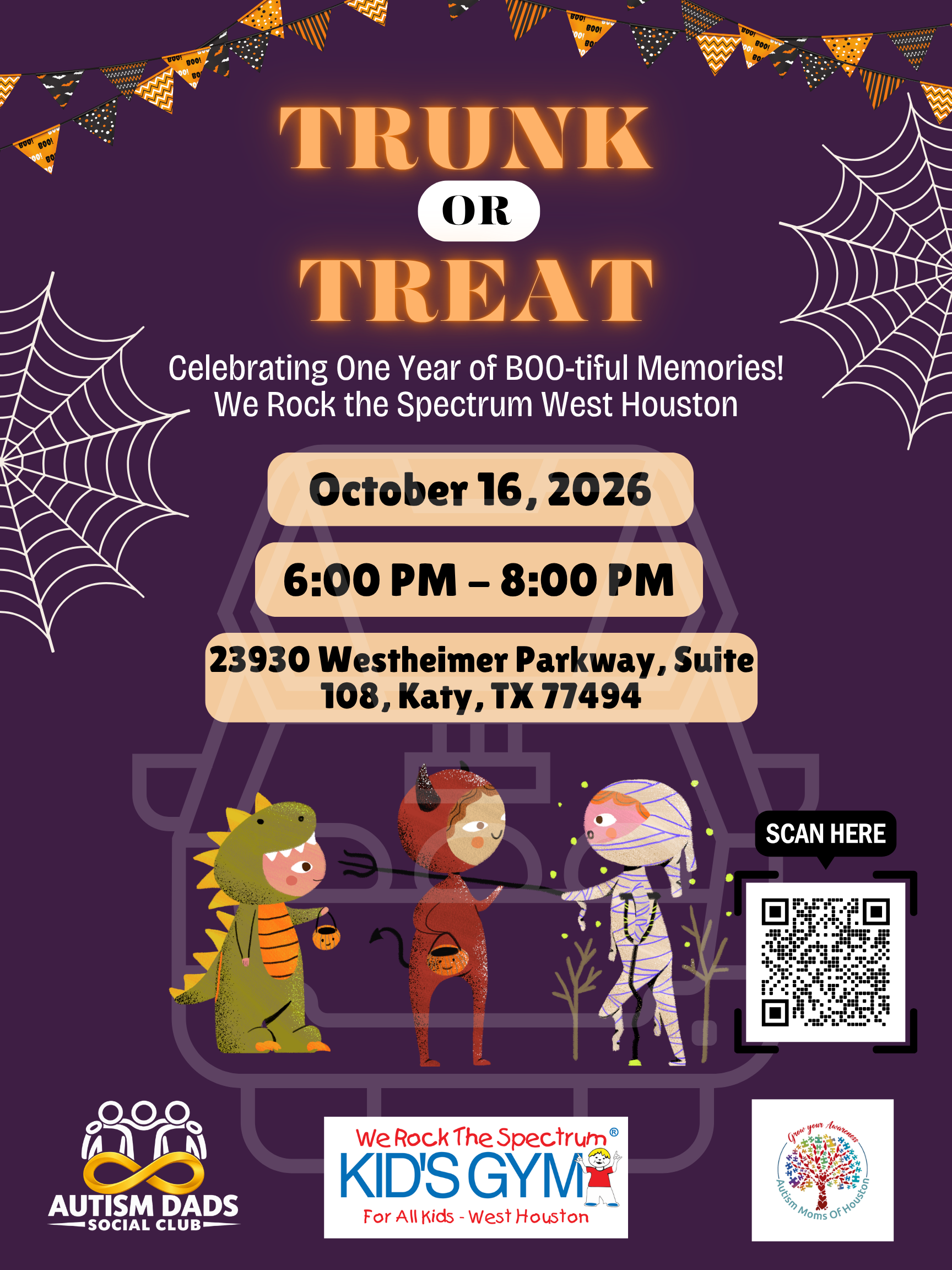 Final Halloween Trunk or Treat Event Flier