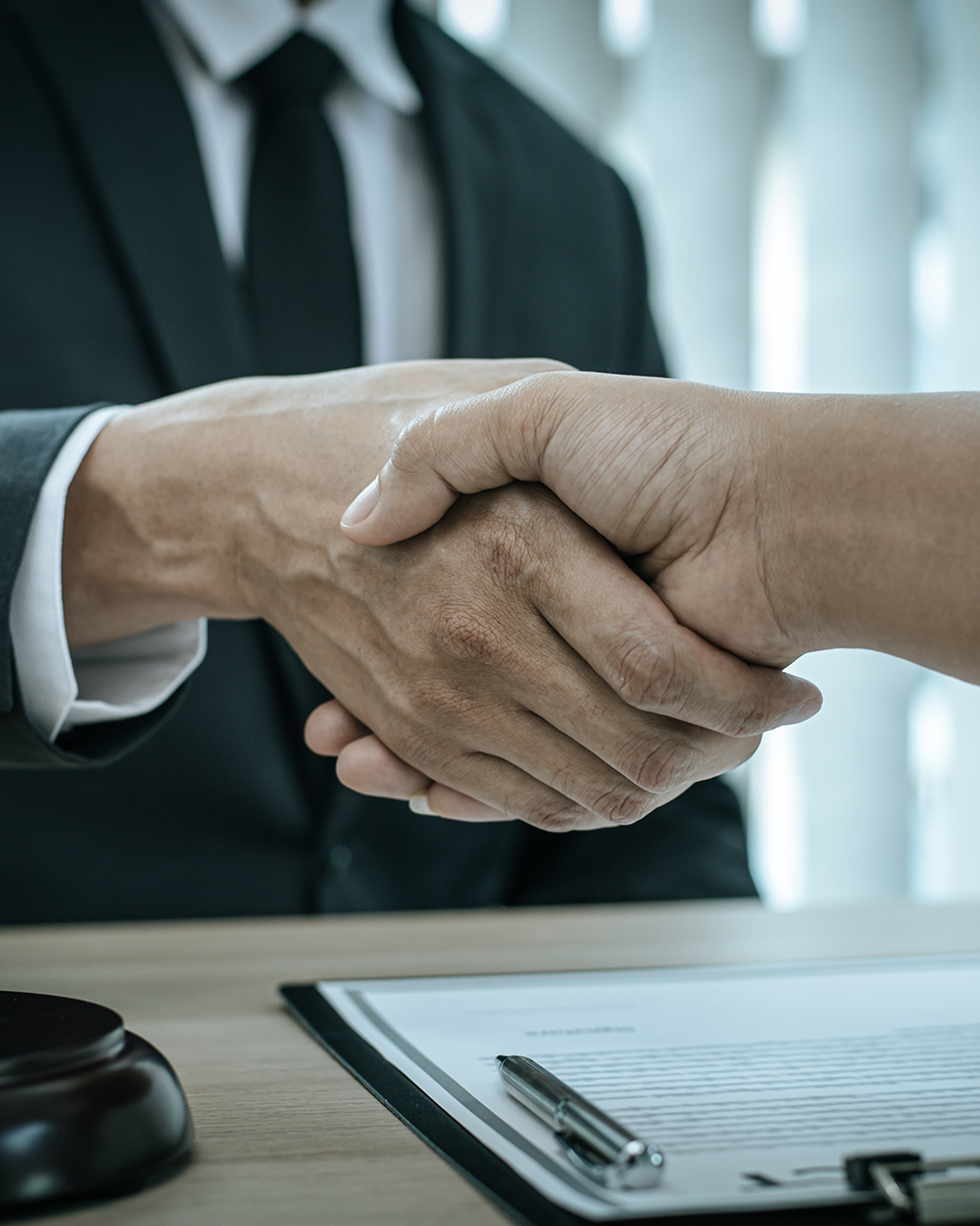 shaking hands