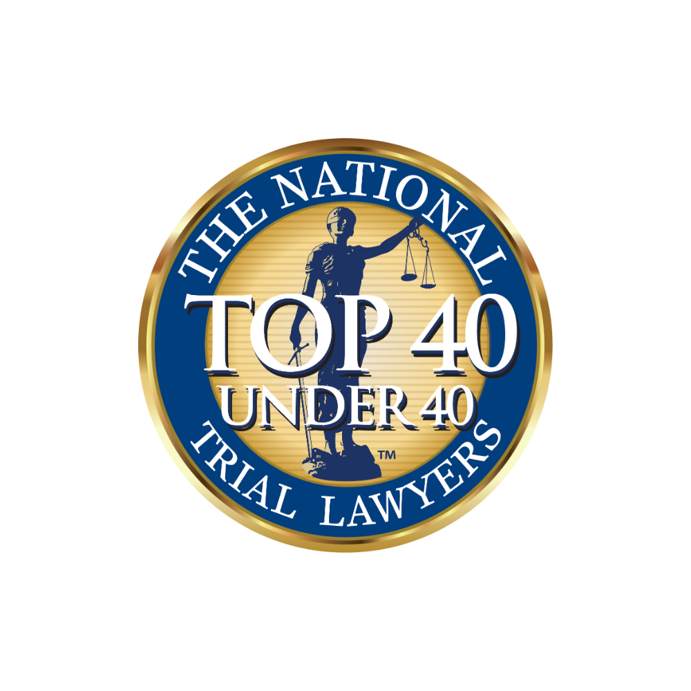 Top 40 under 40 Civil Plaintiff award