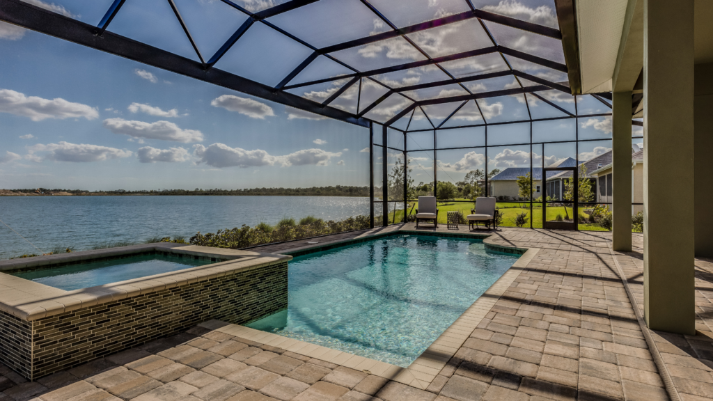 Indoor pool area