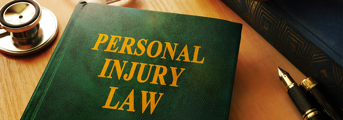 Personal Injury Law Book on A Table