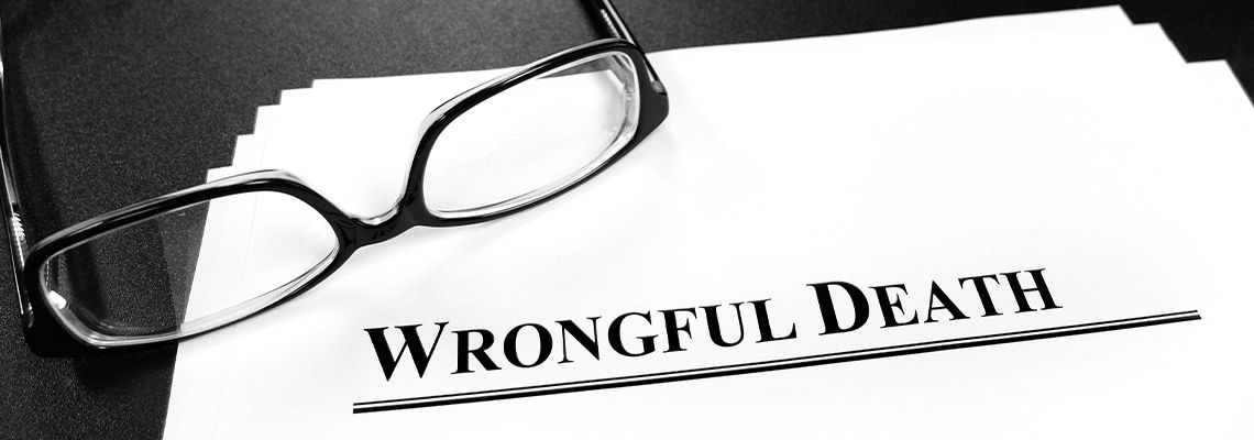 Wrongful Death Papers on Desk