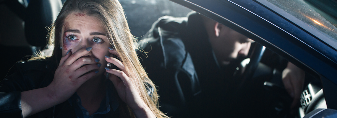 Bleeding Traumatized Passenger Calling for Help